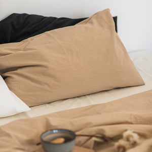 Premium Cotton  Pillowcase Set of 2  |  Essential Beige